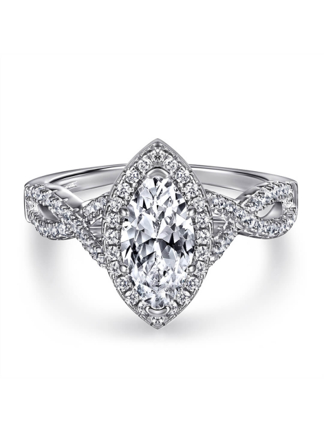 Marquise Moissanite Ring For Women
