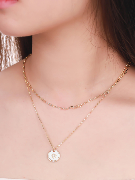 Custom Engraved Dainty Layered Necklaces for Women