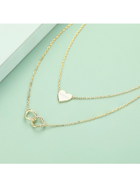 Asiley Personalized Heart Forever Multi Layered Necklace