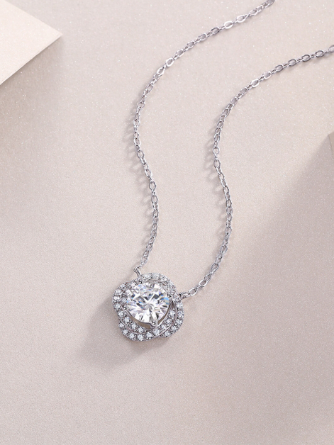 ASILEY Custom Moissanite Chain Necklace For Women