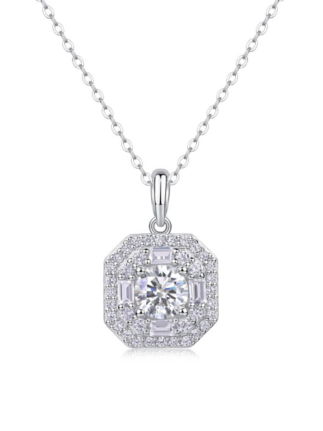 ASILEY Moissanite Pendant For Women