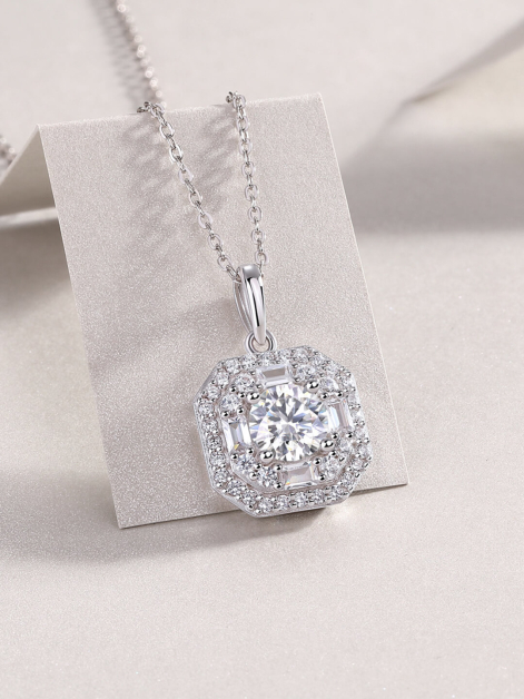 ASILEY Moissanite Pendant For Women