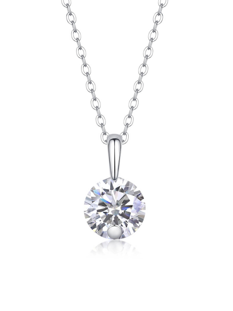 ASILEY Moissanite Pendant Necklace For Women