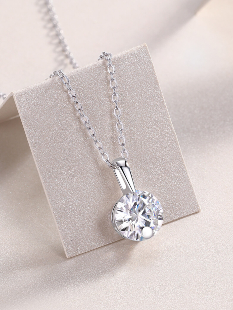 ASILEY Moissanite Pendant Necklace For Women