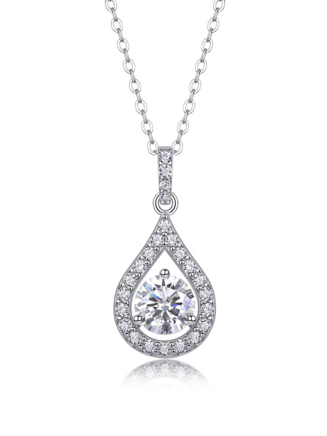 Custom Moissanite Pendant For Women