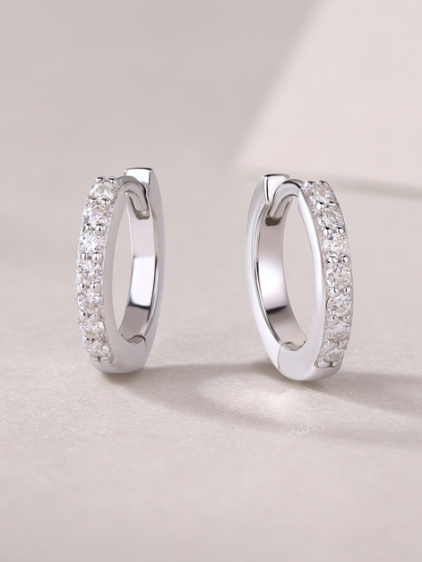 ASILEY Moissanite Simple Earrings