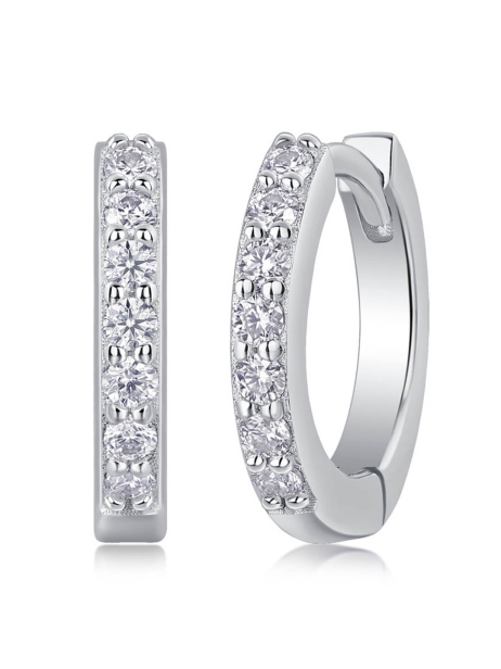 ASILEY Moissanite Simple Earrings