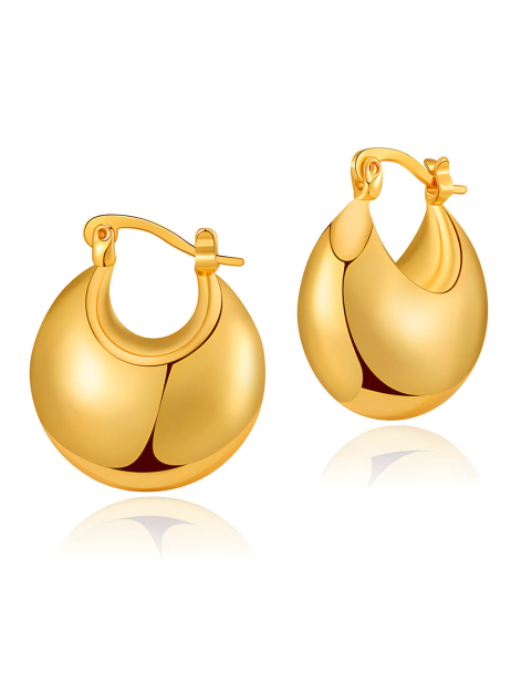 Classic Hollow Ball Metal Earrings