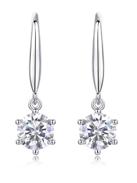 Custom Moissanite Earrings For Women